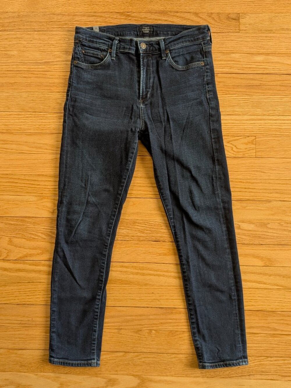 Citizens of Humanity Rocket Crop High Rise Jeans Women's 29 skinny ankle blue